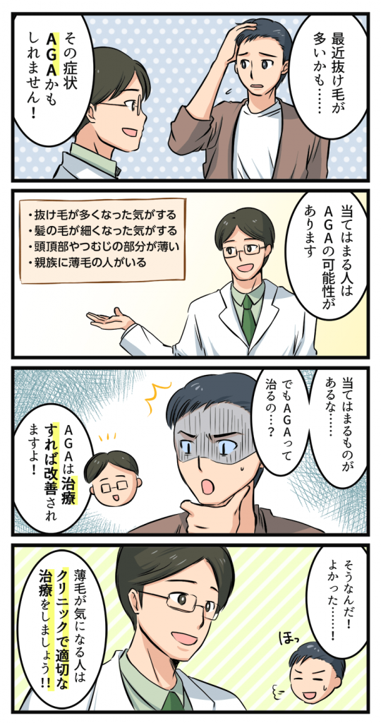 AGAについて漫画で解説